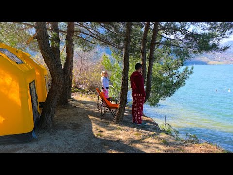 ÇADIRDA DEĞİL RESMEN EVDEYİZ 2 Günlük Lüks Kampımız (Dev