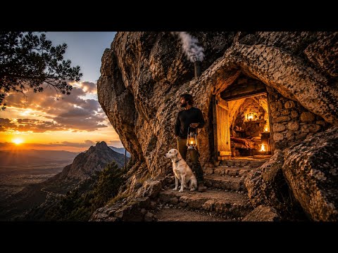 I Turned an Abandoned Cave Into the Coziest Hidden Survival
