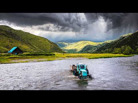 Life in Remote Kazakhstan Taiga on the Outskirts of the