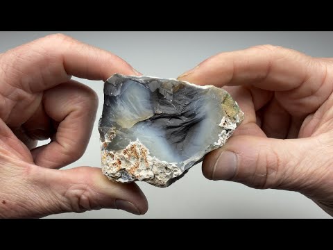 How Well Will it Tumble? - Big Banded Balmorhea Blue Agate