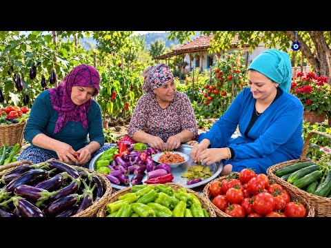 Halam'ın Köy Evi İlk Salatalık Patlıcan Hasadı First