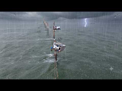 Heavy Rain Left Our Sea Hut on the Brink of Collapse