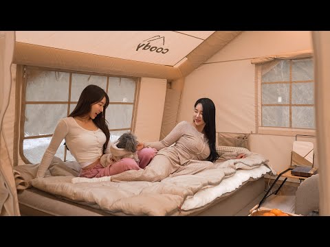 2 Bedroom Giant Tent Camping, Cozier Than Home Camp ASMR