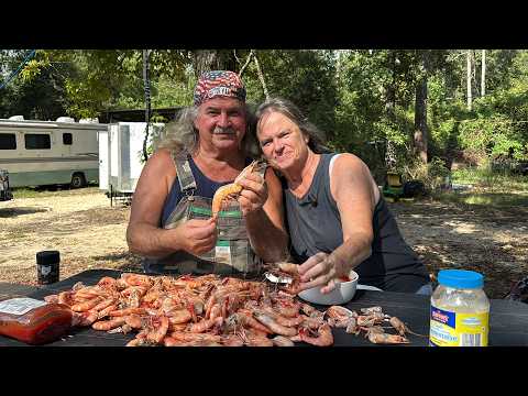 We Cooked Louisiana SHRIMP 2 Ways (Shrimp Boil & White