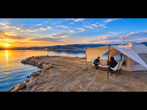 Yarım Adada Kamp! Göl Manzarasında Unutulmaz Bir Gün