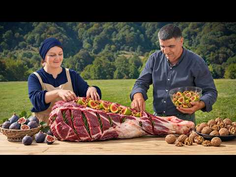 The Juiciest BEEF Leg Stuffed With Sweet Figs And Roasted