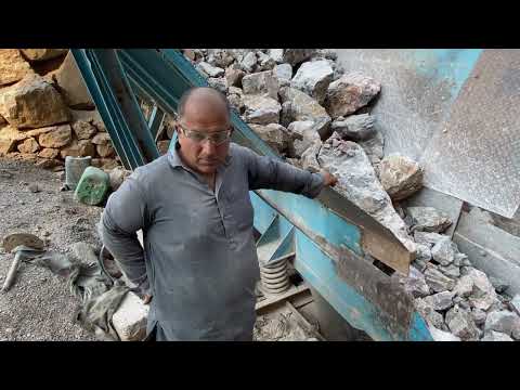 Massive Quarry Jaw Crusher Processing Giant Boulders in