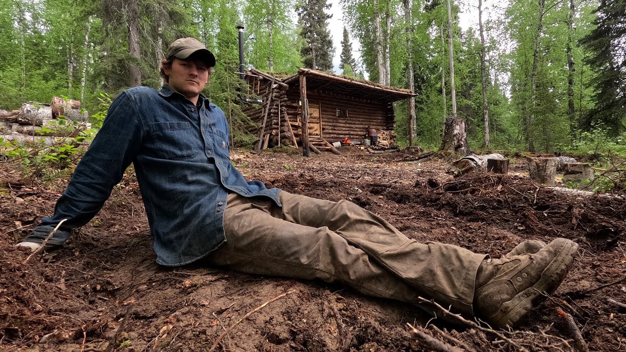 20 Days Alone Extreme Off-Grid Alaska Week 1