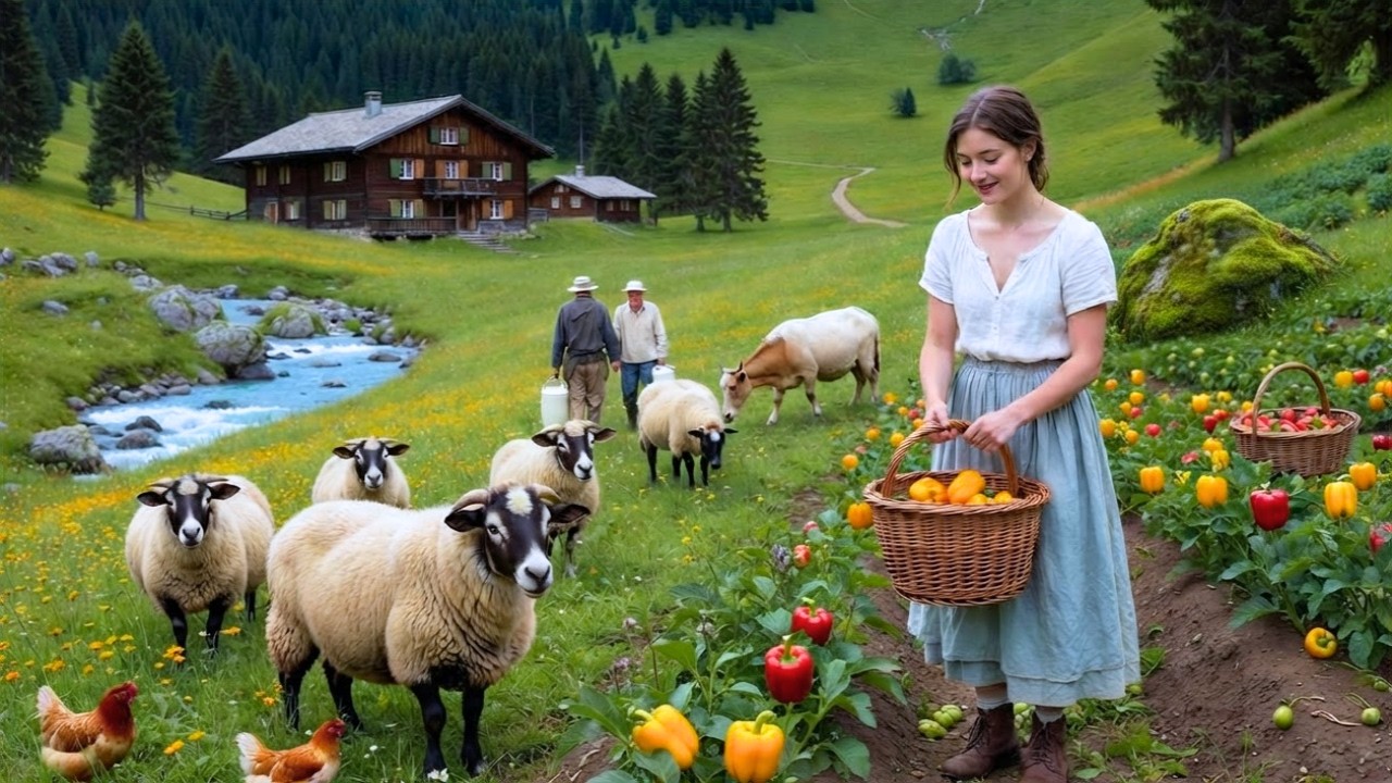 Beautiful Countryside Life – Harvesting Fruits and