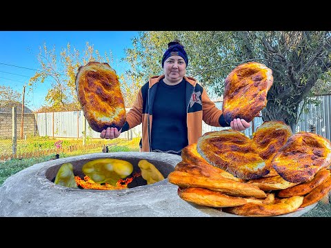 We Baked Crispy Breads in the Tandoor | Fresh Pineapple