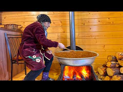 Grandma Rose Making Azerbaijani Helva and Traditional Sweet