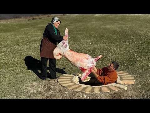 A Whole Lamb With A Crispy Crust Fried In A Tandoor Dinner