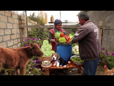 Qış Tədarükü Kələm Turşusu və Azərbaycan Xəngəli, ASMR