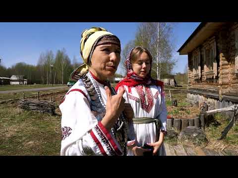Visiting the CHUVASH village. Cooking SHURPE - national