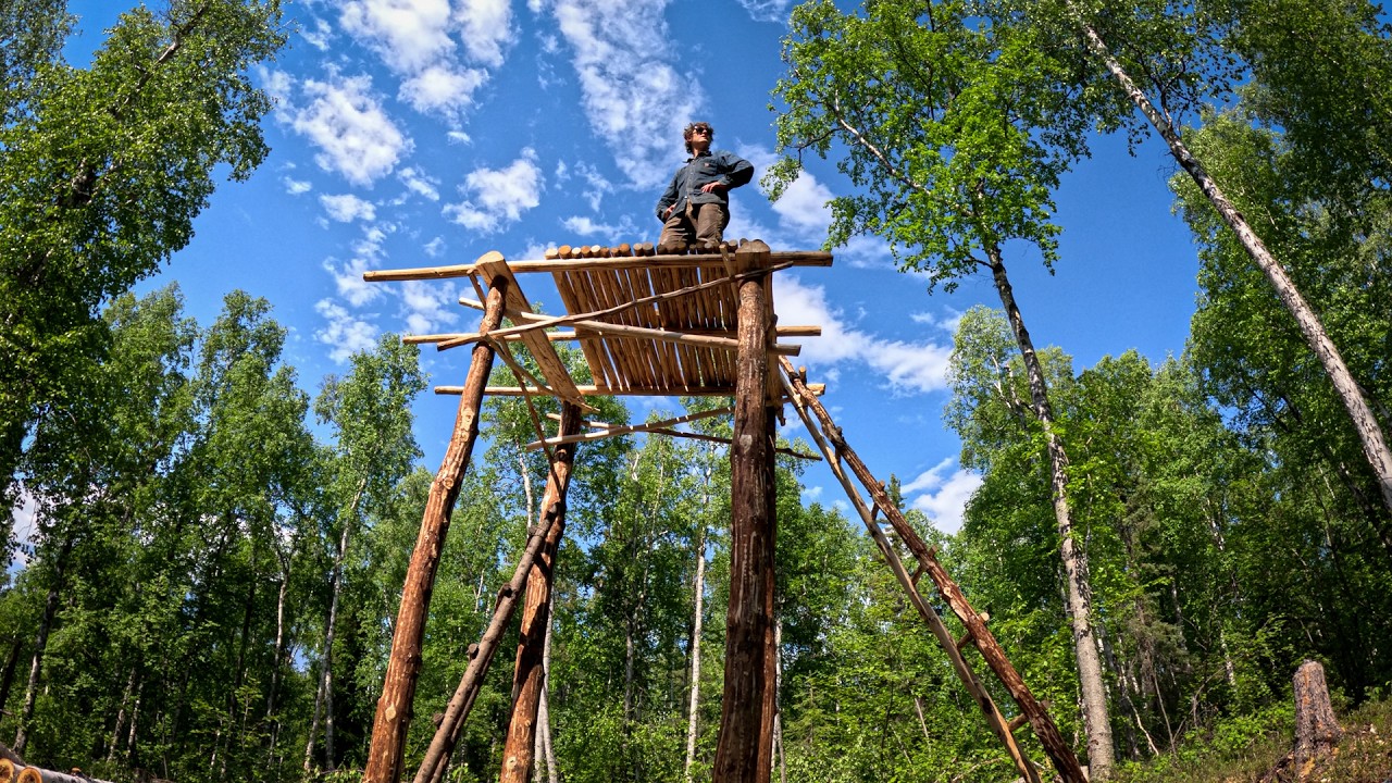 Building the Food Cache Extreme Off-Grid Alaska Week 2