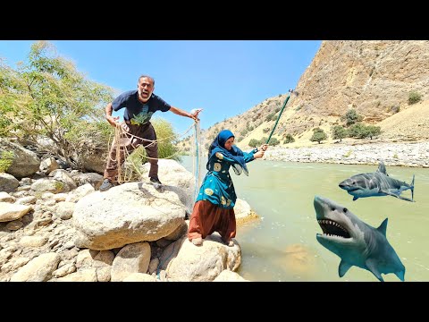 A breathtaking adventure: fishing in the river and