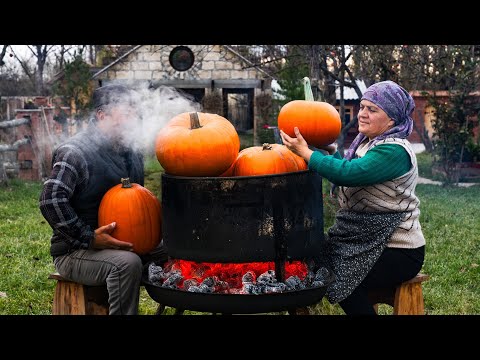 Making Pumpkin Pasta and Paste Rustic Village Recipe