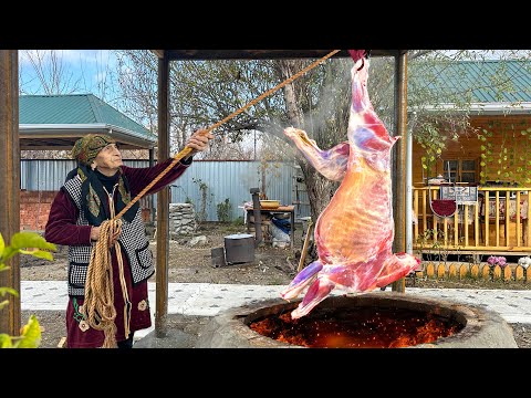 20 KG Whole Goat Recipe | Cooking a Whole Goat Stuffed with
