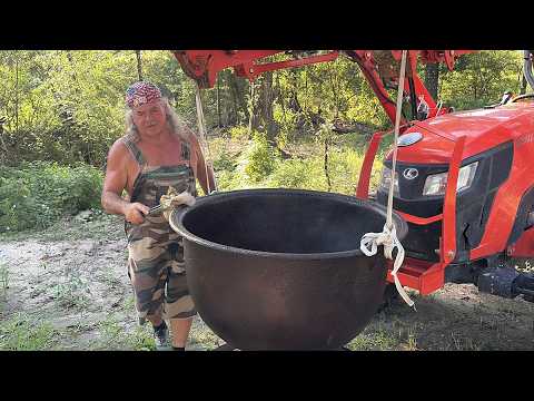 Rescuing a Massive Cast Iron Pot with Bruce Mitchell