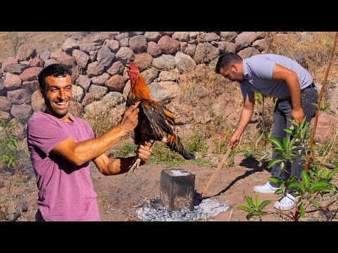 Yaylada Bütün Bir Köy Horozunu Tenekede Pişirdik