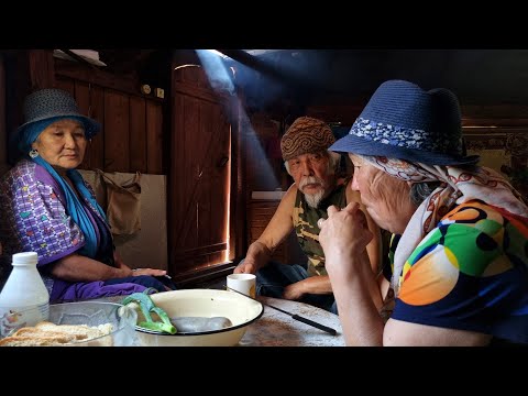 How people live in Altai Mountains. Summer in Altai.