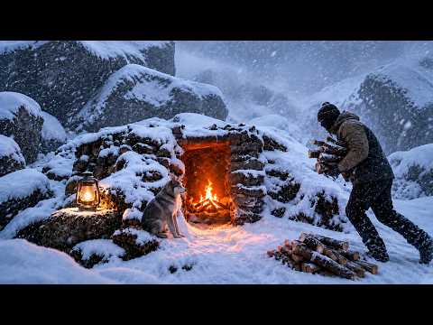 Creating a shelter from rocks to withstand severe