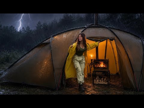 Heavy Rain Hit While I Was Setting Up My Tent 36 Hours