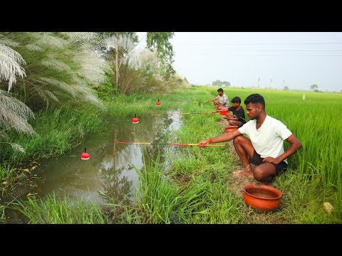 Fishing Video Brave boys showed everyone the easy way to