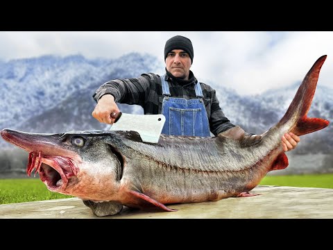 The Recipe For A Very Tasty Beluga On The Campfire This