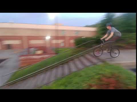 bunnyhop 16 stair case bmx