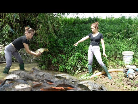 Unique fishing: Absorb water outside the natural lake,