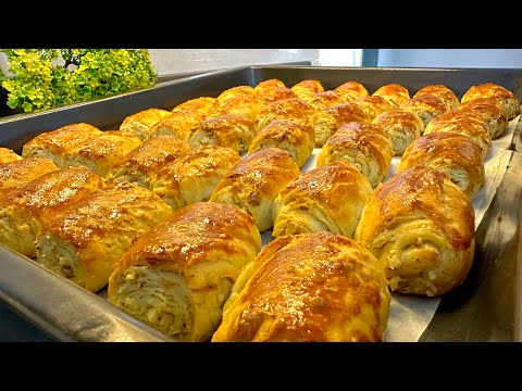 EN İYİ YUMUŞAK ÇÖREK TARİFİ‼KAT KAT ÇITIR ÇITIR CEVİZLİ