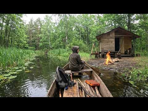 One Day at a Secret Forest Cabin Wild River Fishing &