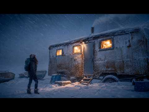 Solo Female Winter Survival: Escaping a Snowstorm in a