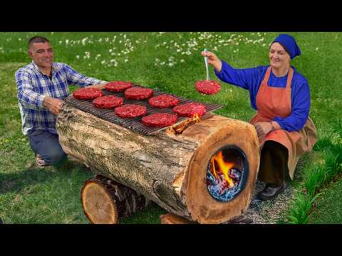 Absolutely Delicious Homemade Grilled Burger Recipe in