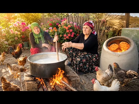 Köy Yaşamı Yeni Ekmek Tandırı Köy Yemekleri Belgesel Flim