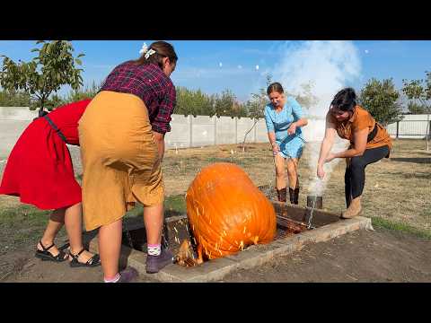 24 Hours of Cooking Lamb in a Giant Pumpkin that conquered