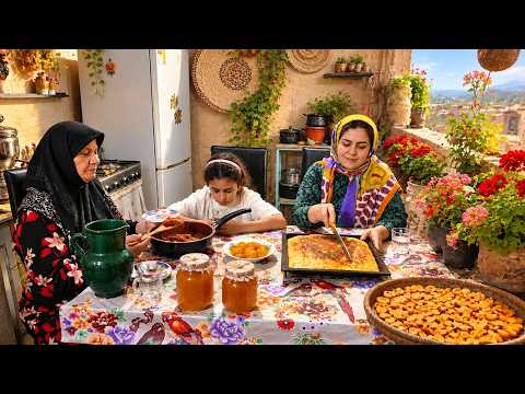 IRAN Daily Village Life : Rural Cooking in the High