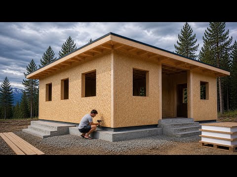 Canadian house in 7 days Full construction process