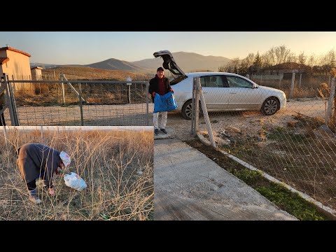 BAHÇE EVİMİZE KÖMÜR ALDIK VE KENARLARDAN PANCAR TOPLADI