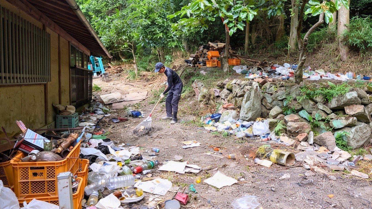 Young Man Transforms Abandoned House Into Dream Workshop