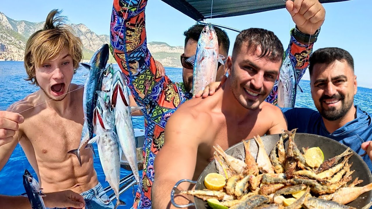 Delimine’nin Yatı İle Balık Yakalayıp Pişirdik DeliMiNe