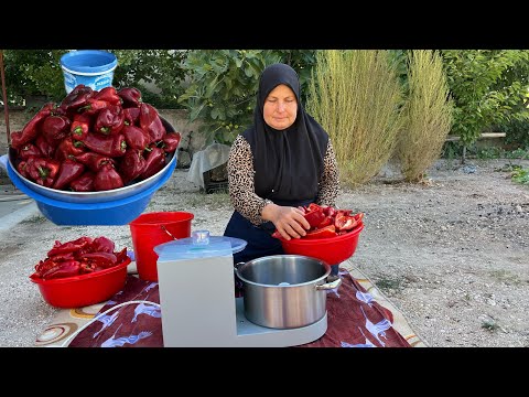 Aldığım Makine Sayesinde Biber Saçası Yapmak Büyük Kolaylık