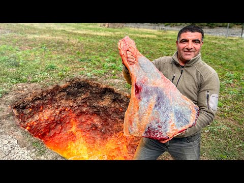 1 Hour of Cooking in the Azerbaijani Mountains Hermit Life