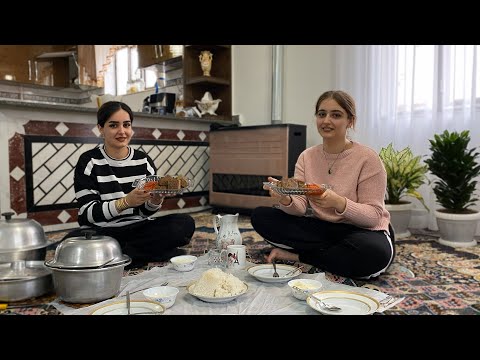 Simple Village Cooking Walnut Kuku with Fresh Herbs and