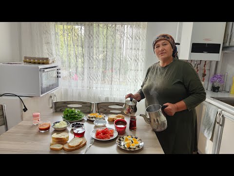 SABAH KAHVALTI HAZIRLIĞIMIZ EŞİMLE ESKİ GÜLERDEN SOHBET