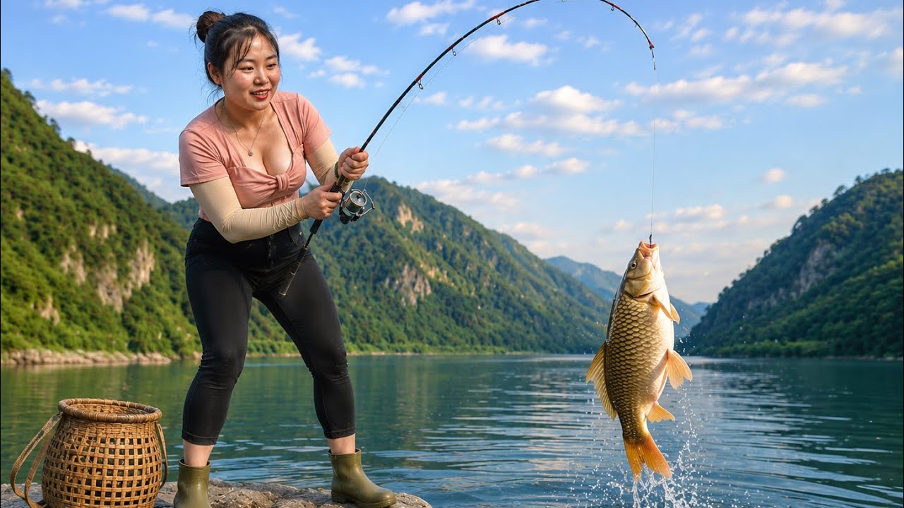 Fishing Adventure on a Massive Hydropower Lake