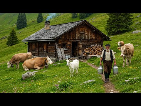 How do people live in the high mountains of Switzerland?