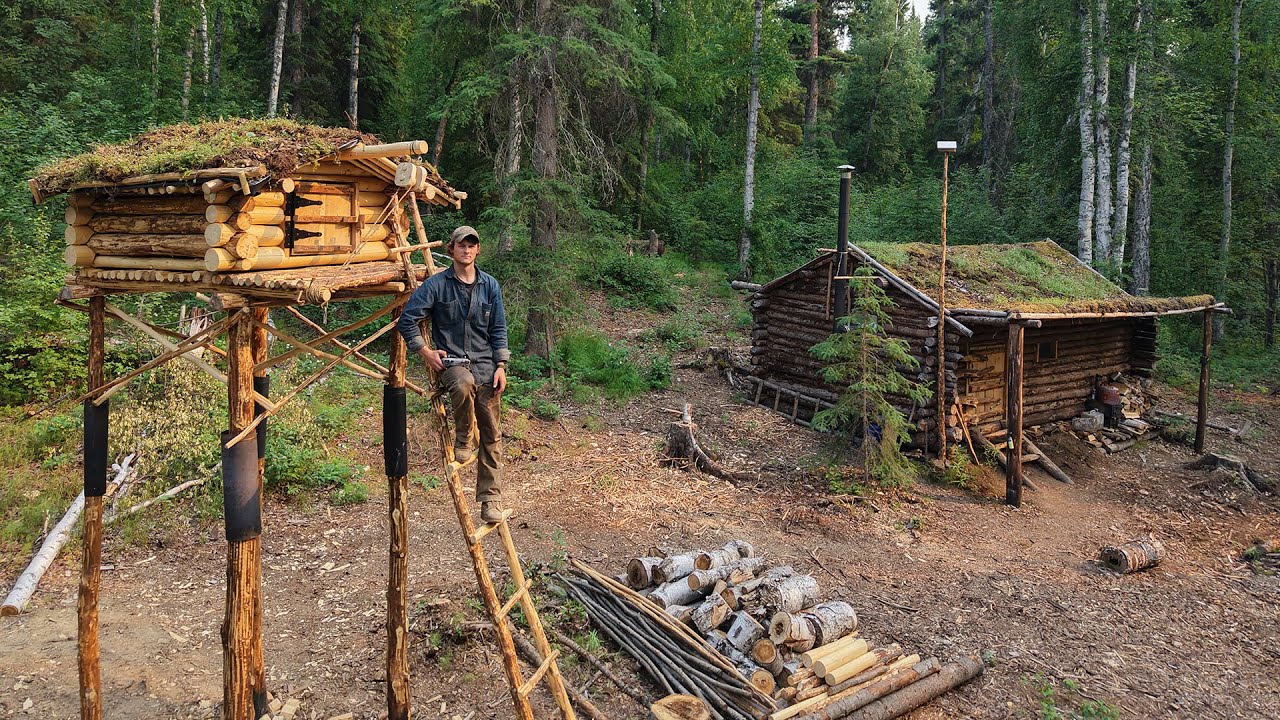 Alaska Cabin Wildfires, Bears & Finishing the Cache