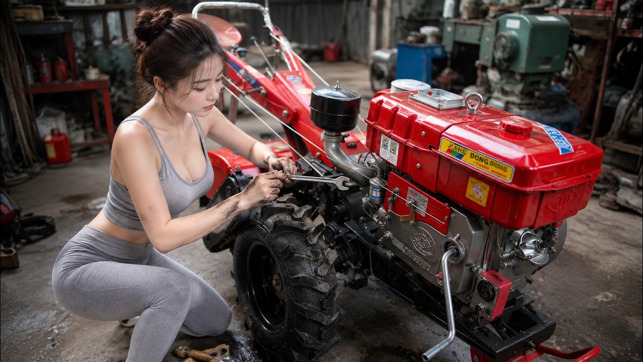 Timelapse:The girl spent 90 days repairing various types of